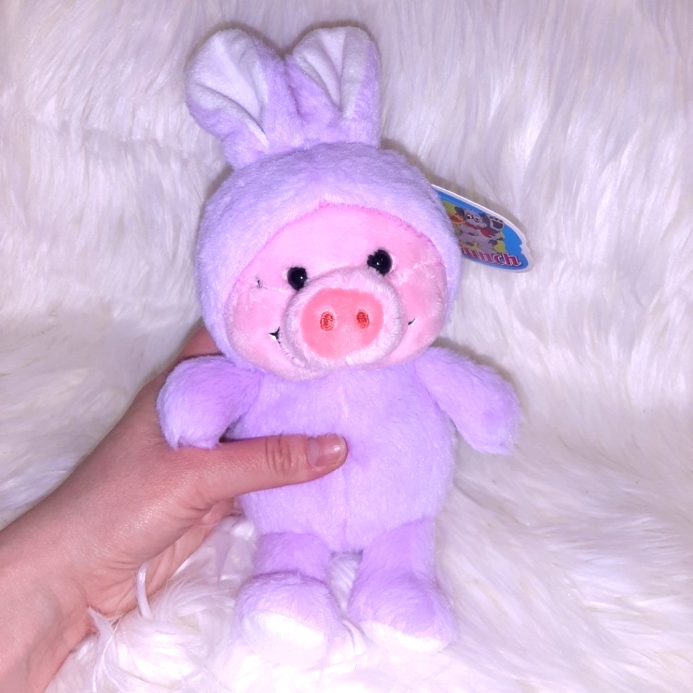 Cute Piggy in a Bunny Costume NWT